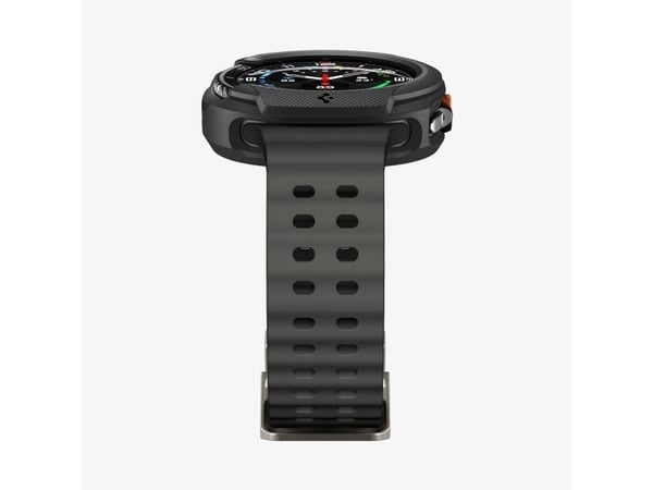 Spigen Liquid Air, eske, SmartWatch, svart, Samsung, Watch 8 Classic (46 mm), termoplastisk polyuretan (TPU)