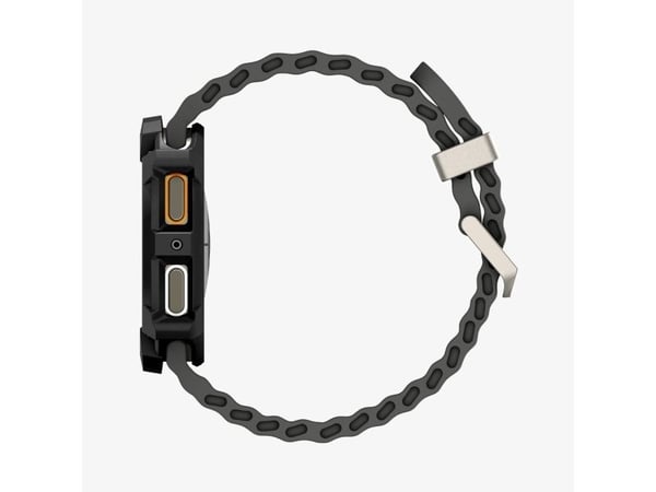 Spigen Rugged Armor, Etui, Smartklokke, Sort, Samsung, Watch 8 (40mm), Termoplastisk polyuretan (TPU)
