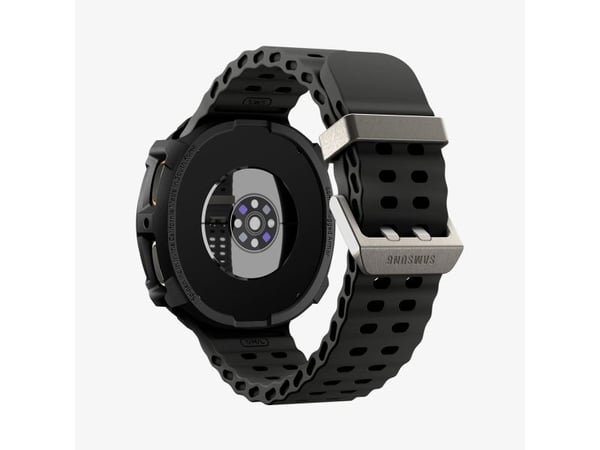 Spigen Rugged Armor, Etui, Smartklokke, Sort, Samsung, Watch 8 (44mm), Termoplastisk polyuretan (TPU)