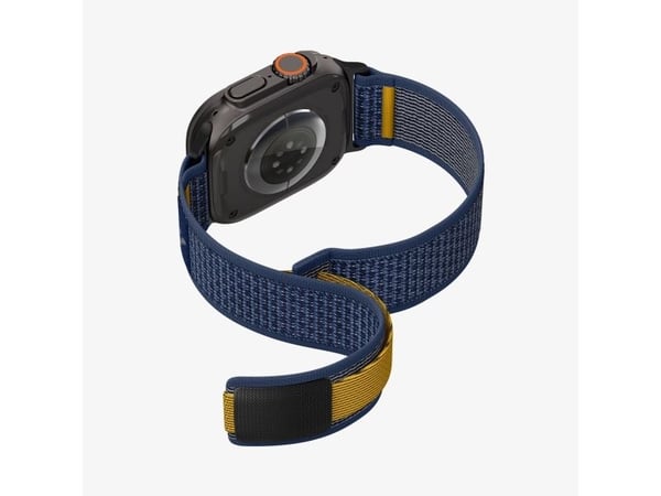 Rem Spigen Athlex Air for Apple Watch 6/7/8/9/10/SE/Ultra 1/Ultra 2 (44/45/46/49 mm) mørkeblå