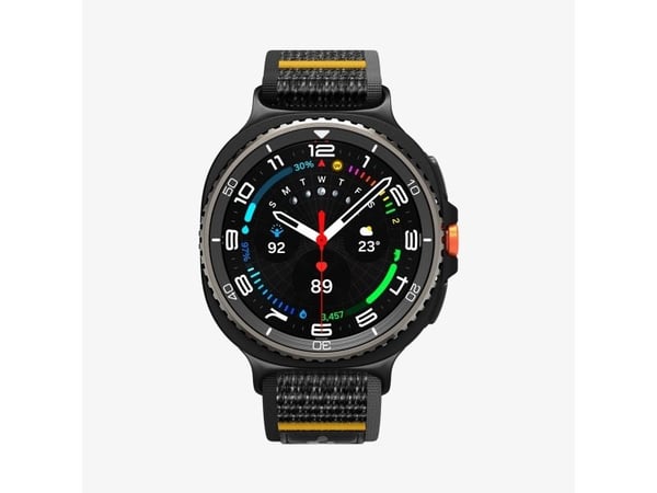 Spigen Athlex Air, Band, Smartklokke, Svart, Samsung, Galaxy Watch 8 (40/44 mm)/Watch 8 Classic (46mm), Stoff