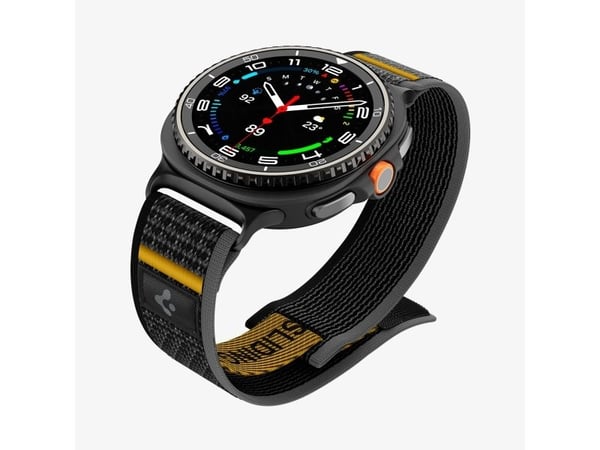 Spigen Athlex Air, Band, Smartklokke, Svart, Samsung, Galaxy Watch 8 (40/44 mm)/Watch 8 Classic (46mm), Stoff