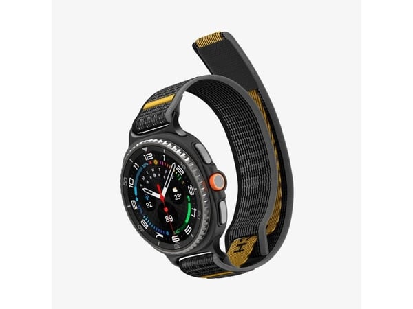 Spigen Athlex Air, Band, Smartklokke, Svart, Samsung, Galaxy Watch 8 (40/44 mm)/Watch 8 Classic (46mm), Stoff