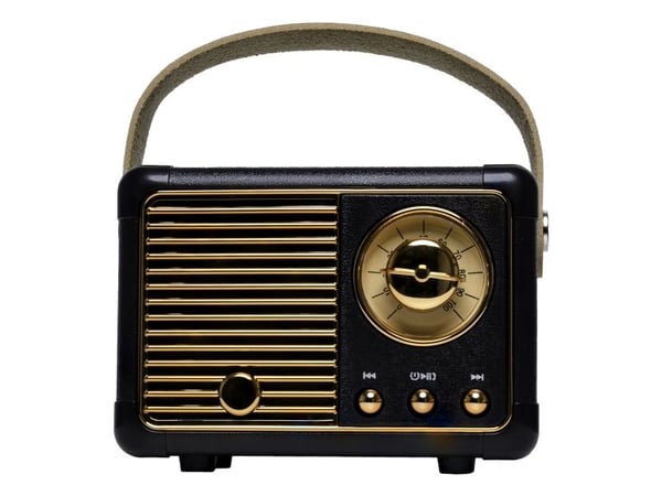 Denver BTP-203B Mini BT-kaiutin retro design musta