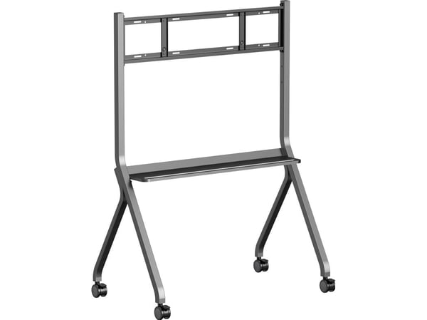 Iiyama MD-CART02-S1 - Vogn - for flatpanel - med kollisjonsforebygging, hylle for tilbehør - skjermstørrelse: 55"-86" - plassering på gulv