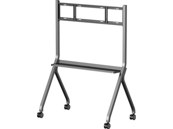 Iiyama MD-CART02-S1 - Vogn - for flatpanel - med kollisjonsforebygging, hylle for tilbehør - skjermstørrelse: 55"-86" - plassering på gulv