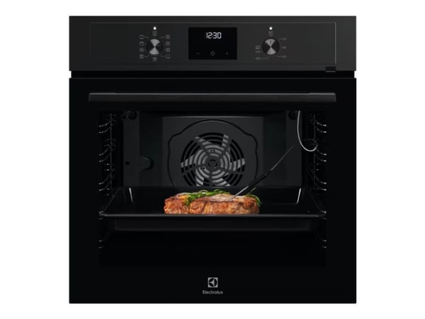 Electrolux SenseCook 600 COB500B - Ovn - innebygd - fordypning - bredde: 56 cm - dybde: 55 cm - høyde: 59 cm - med selvrens - Klasse A+ - ren svart