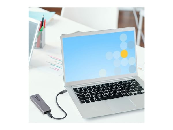 StarTech.com M2-USB-C-NVME-SATA, SSD-kotelo, M.2, M.2, 10 Gbit/s, USB-liitettävyys, Harmaa