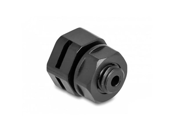 DeLOCK 60477, Musta, Polyamidi, 2 kpl, M6, 4 mm, IP67