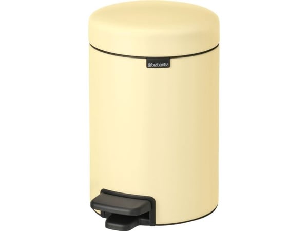 Pedalspand, Brabantia newIcon, gul, pulverlakeret stål, 3 l