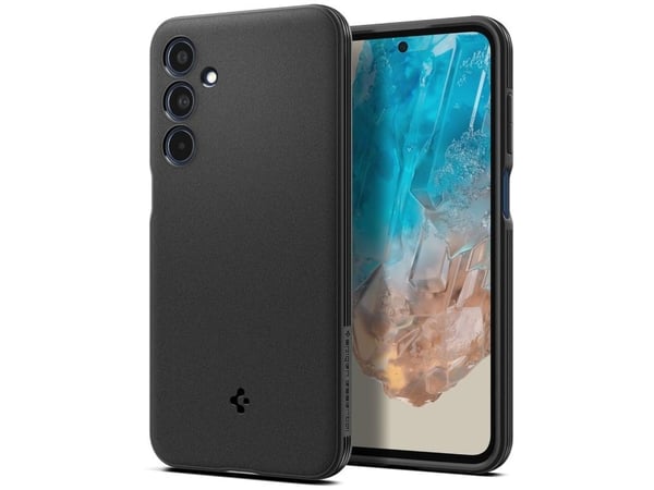 Spigen SPIGEN ESSENTIAL SANDBLAST GALAXY M35 5G MATT SVART