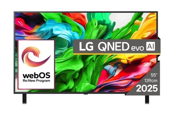 LG 55QNED85A3C - 55" Diagonalklasse QNED85 Series LED-bakgrunnsbelyst LCD TV - QNED evo AI - Smart TV - webOS - 4K UHD (2160p) 3840 x 2160 - HDR - ...
