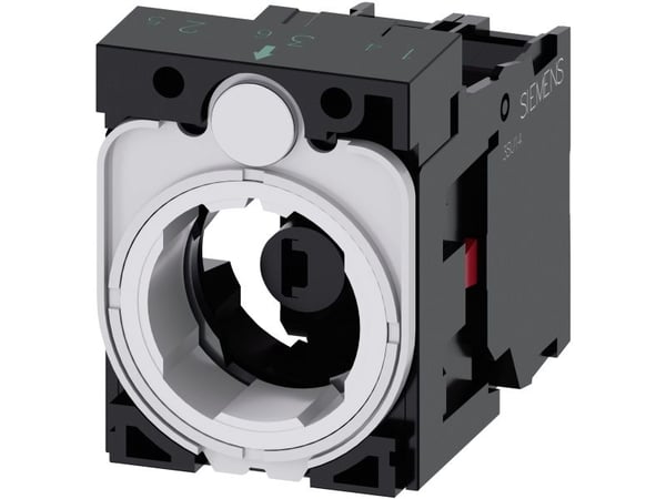 Siemens 3SU1501-1AG20-1CA0 Kontaktelement, LED-element med adapter 1 x brydekontakt Rød 24 V DC/AC 1 stk
