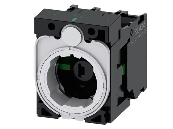 Siemens 3SU1501-1AG20-1NA0 Kosketinelementti, LED-elementti adapterilla 2 x päätykosketin Punainen 24 V DC/AC 1 kpl
