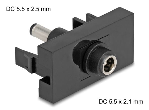 DeLOCK Easy 45, DC, Naaras, Uros, Suora, Suora, musta