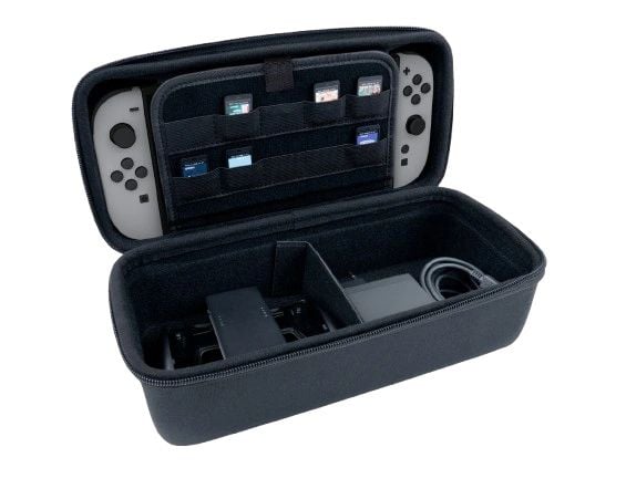 NACON NA028164, Hardplast, Nintendo, Svart, Nintendo Switch 2, Ripebestandig, Glidelås