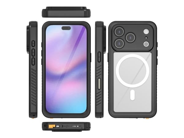 4smarts Hülle, Suojus, Apple, iPhone 17, 16 cm (6.3"), musta, Läpinäkyvä