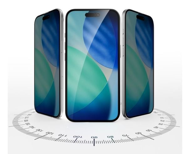 4smarts Second Glass Privacy, Apple, iPhone 17 Air, Läpinäkyvä, 1 kpl
