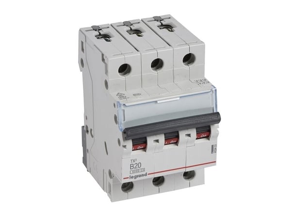 Legrand TX3, Pienoiskatkaisija, Tyyppi B, IP20, 240 - 415 V