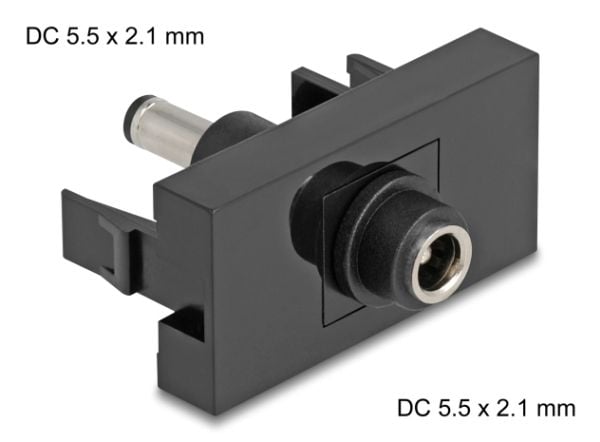 DeLOCK Easy 45, DC, Naaras, Uros, Suora, Suora, musta