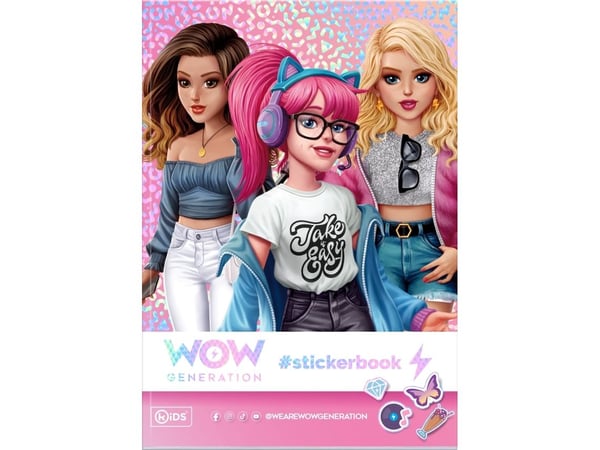 WoW Generation hologrammi tarra-albumi WOW00059 Lapset Euroswan