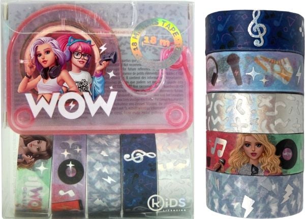 Bigbuy Fun „WOW Generation“ dekorative „Washi“-bånd (WOW00050-050-CDU)