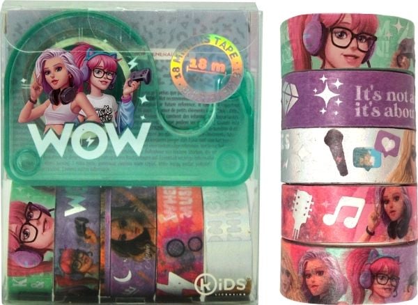 Bigbuy Fun „WOW Generation“ dekorative „Washi“-bånd (WOW00050-050-CDU)