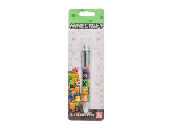 MINECRAFT, Flerfärgad penna på blisterkort