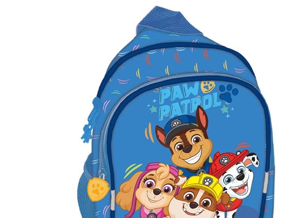 Paw Patrol Liten ryggsekk med 2 lommer foran, 2 sidelommer i netting
