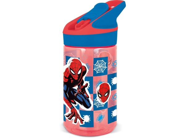 SPIDERMAN TRITAN PREMIUM FLASKA 480 MLVattenflaska tillverkad av Tritan och dekorerad med mönster baserade på de mest populära film-, TV- och seri...