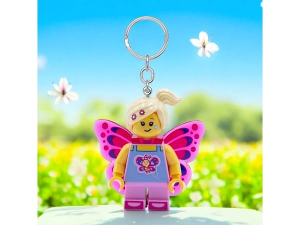 LEGO Classic KE171 nøkkelring med lommelykt Sommerfugl