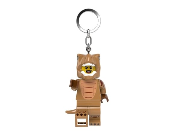 LEGO® minifigurer nøkkelring - T-Rex-kostyme