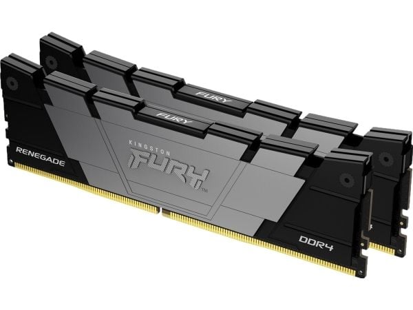 Kingston FURY Renegade - DDR4 - sett - 16 GB: 2 x 8 GB - DIMM 288-pin - 5333 MT/s / PC4-42600 - CL20 - 1.2 V - ikke-bufret - ikke-ECC - svart
