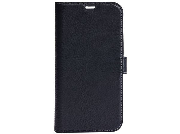 iPhone 12 mini leather wallet, detachable, Black