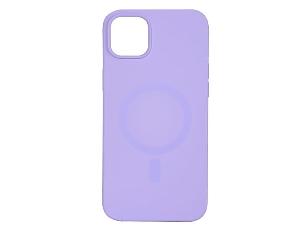 iPhone 14 Plus silikoni Mag takakuori, lilla