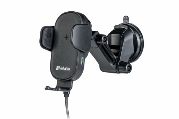 Verbatim FWC-01 - Trådløs ladeholder for bil - Qi - 15 watt - 3 A