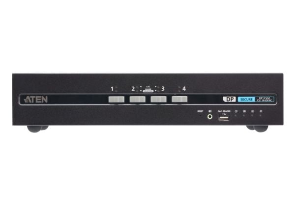 ATEN CS1144DP4C, 3840 x 2160 pikseliä, 4K Ultra HD, 13,9 W, Musta