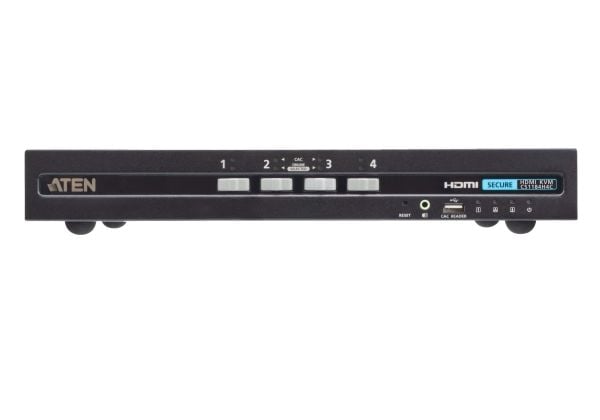 ATEN CS1184H4C, 3840 x 2160 piksler, 4K Ultra HD, 5 W, Sort