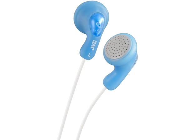 JVC HA-F14, Koblet med ledninger (ikke trådløs), 16 - 20000 Hz, Musikk, 17,1 g, Hodetelefoner, Blå