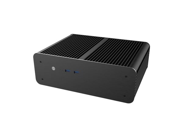 Akasa Euler MX Plus, alumiininen kotelo - Mini-ITX, musta
