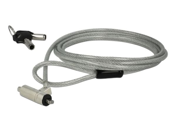 DeLOCK 20655, 1,8 m, nyckel, Stål, Silver