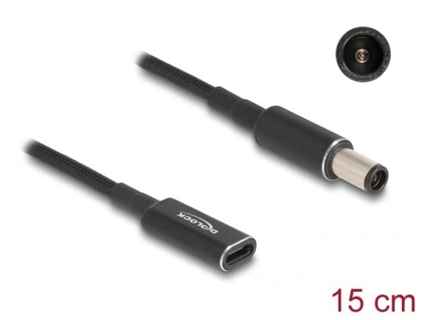 DeLOCK 60032, 0,15 m, USB C, 7.4 x 5.0 mm, 19.5 V