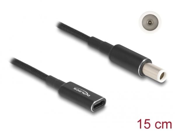 DeLOCK 60037, 0,15 m, USB C, 7.4 x 5.0 mm, 19.5 V