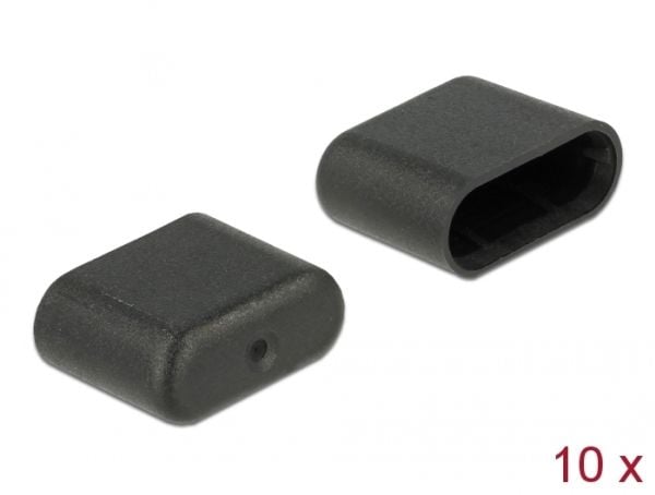 DeLOCK 64008, USB Type-C, Musta, Polyeteeni (PE), 7,85 mm, 9,8 mm, 4,1 mm