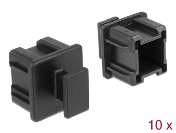 DeLOCK 64012, Musta, Polypropeeni, 12,2 mm, 15,2 mm, 12 mm, Muovipussi
