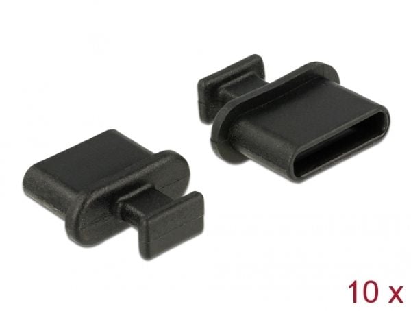 DeLOCK 64013, USB Type-C, Musta, Polyeteeni (PE), 9,8 mm, 10,5 mm, 4 mm