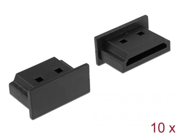 DeLOCK 64030, HDMI A, Sort, Polyethylen (PE), 8 mm, 15,1 mm, 7,2 mm