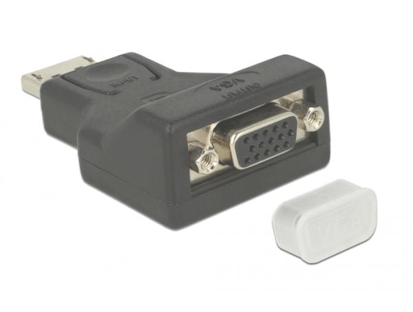 DeLOCK 60162, VGA, Läpinäkyvä, Polypropeeni, 10,1 mm, 18,5 mm, 7,8 mm