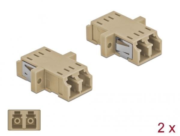 DeLOCK 86535, LC, Naaras/naaras, OM2, Beige, Monitila, Keraaminen