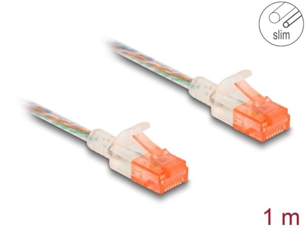 DeLOCK 80353, 1 m, Cat6a, U/UTP (UTP), RJ-45, RJ-45, RJ-45